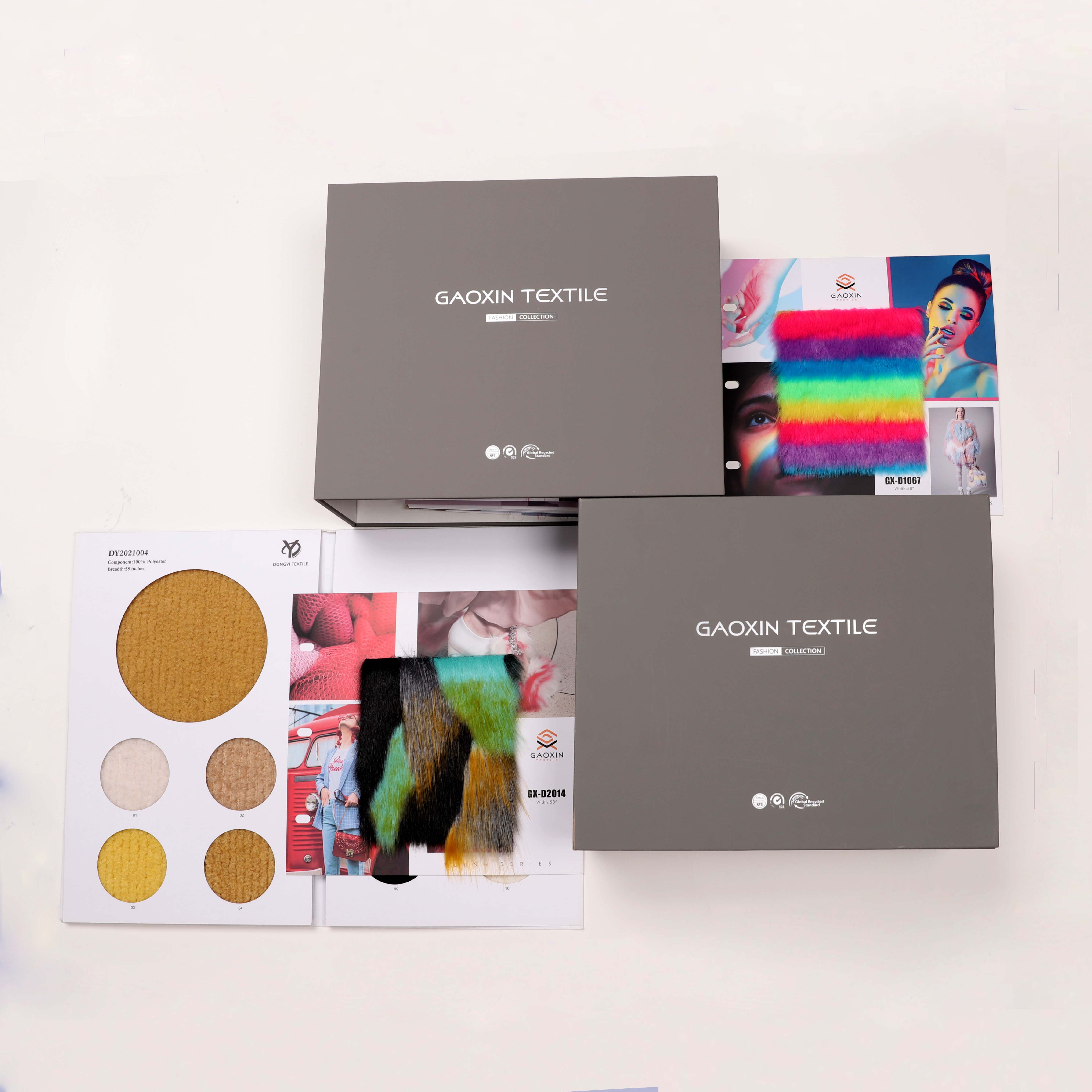 紡織毛絨樣板冊定制案例 紡織毛絨樣板冊定制案例